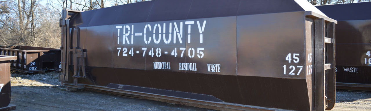 Tri-County Industries industrial trash compactors.