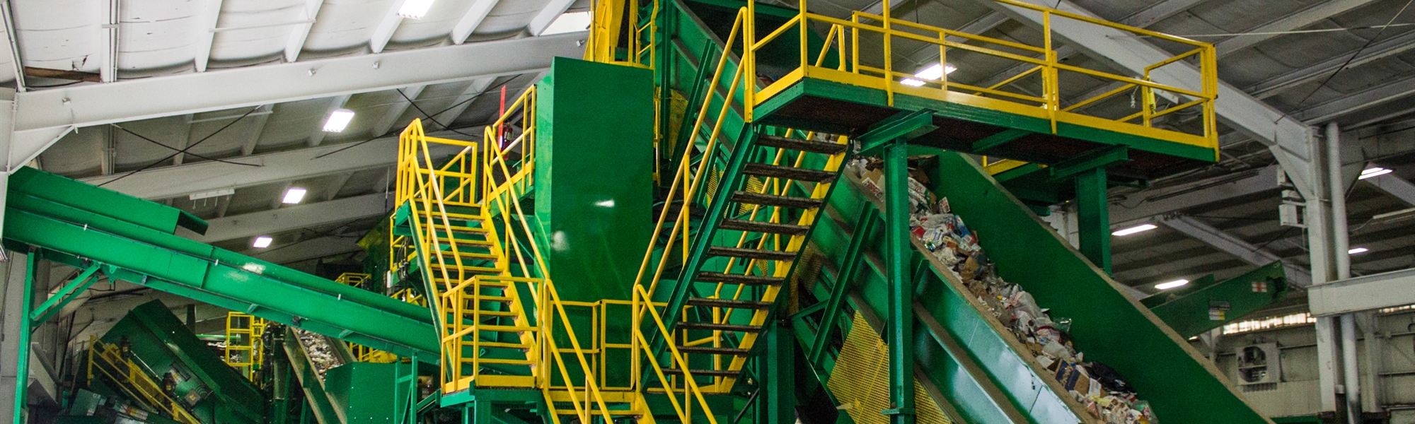 tc recycling's processing machinery and sorter