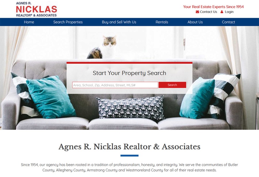 Agnes R. Nicklas Realtor & Associates website