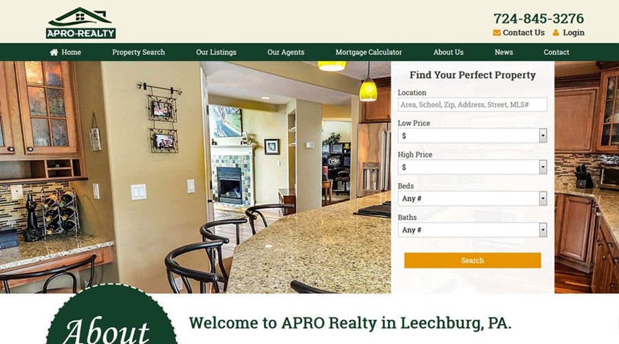 APRO Realty website