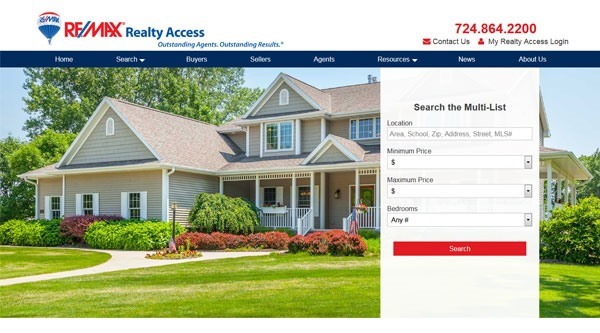 RE/MAX Realty Access website