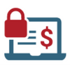 secure laptop icon