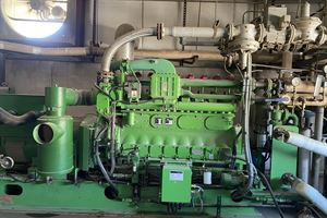 Jenbacher engine and generator at Seneca Landfill.