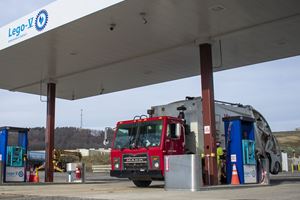 CNG fueling station for Vogel Disposal trucks.