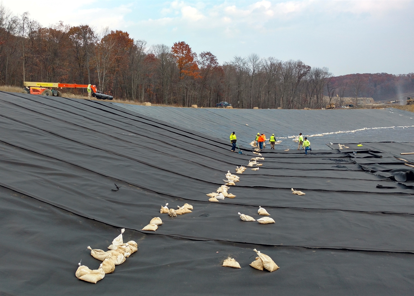 Landfill Liner Installation Steps