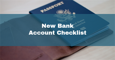 new bank account checklist