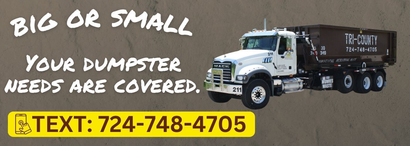 tri county industries roll-away dumpster