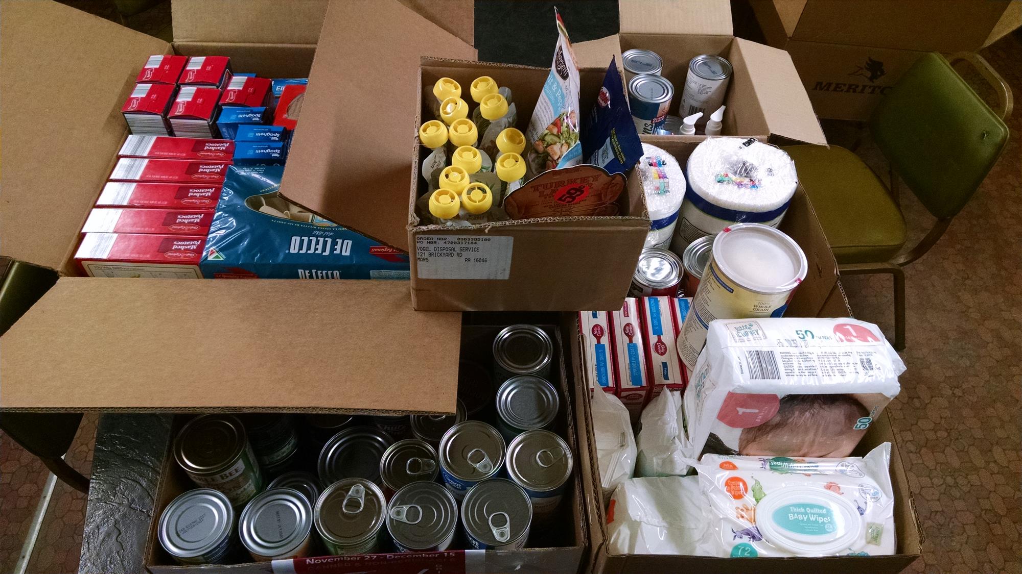 First Annual Food Drive Concludes
