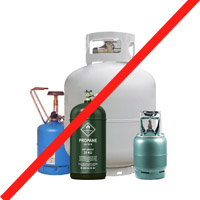pressurized containers not for recycling